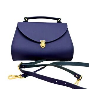 NWOT THE CAMBRIDGE SATCHEL COMPANY Fizzy Grape Purple “Poppy”Bag Never Been Used